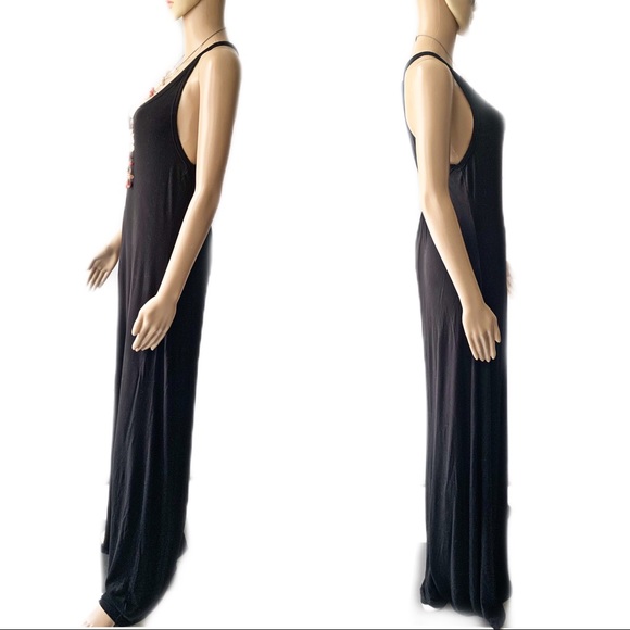 Finn & Clover Black Maxi Dress Size M - Picture 3 of 3